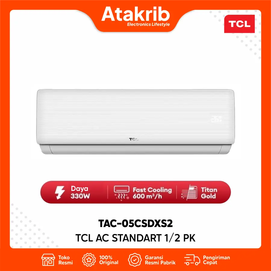 TCL AC STANDART 1/2 PK TAC-05CSDXS2-I