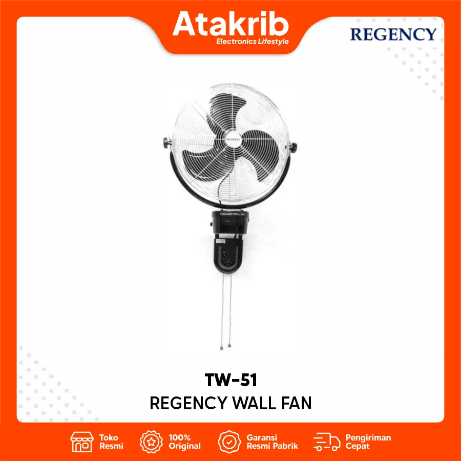REGENCY WALL FAN TW-51