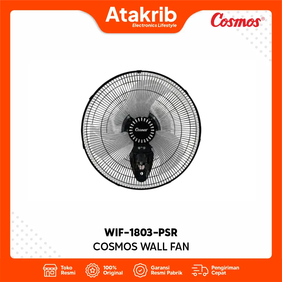 COSMOS WALL FAN WIF-1803-PSR