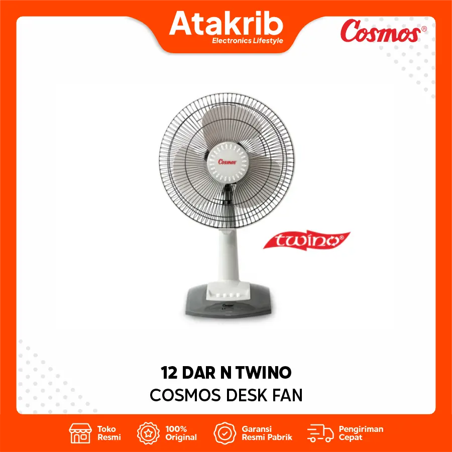COSMOS DESK FAN 12 DAR N TWINO
