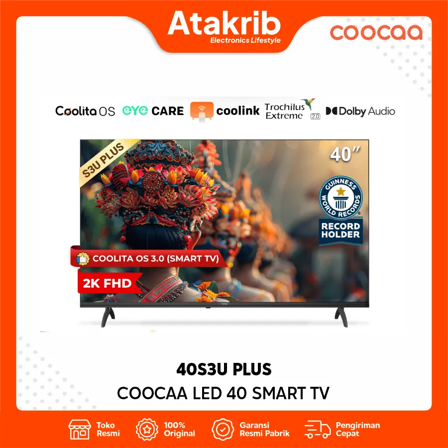COOCAA LED 40 40S3U PLUS
