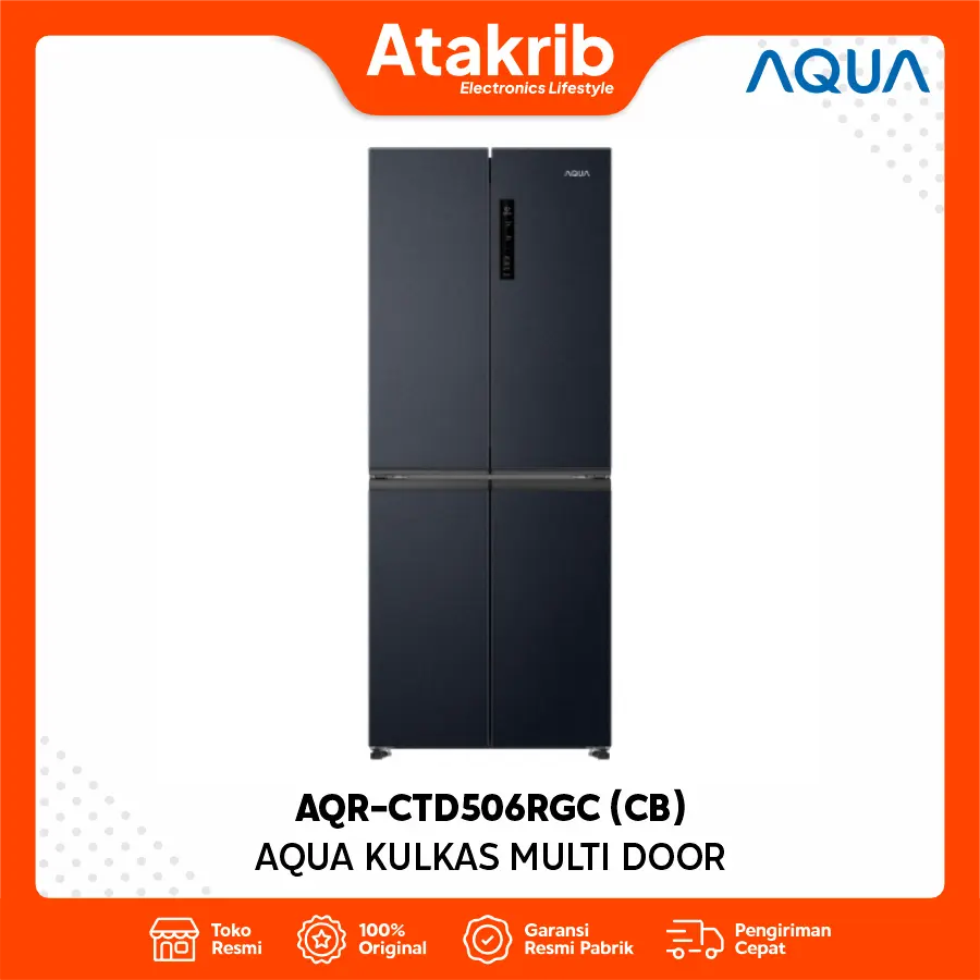 AQUA KULKAS MULTI DOOR AQR-CTD506RGC (CB)