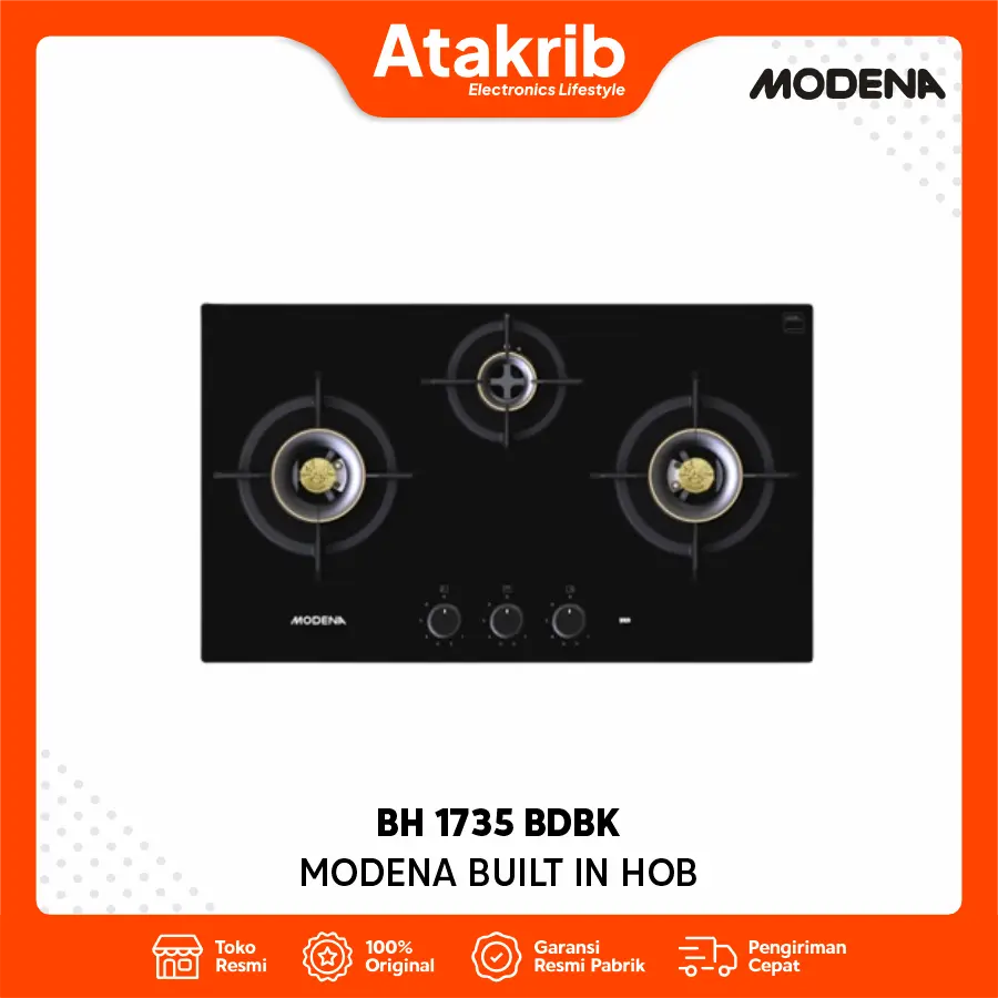 MODENA BUILT IN HOB BH 1735 BDBK