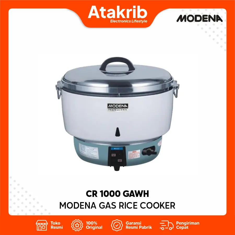 MODENA GAS RICE COOKER CR 1000 GAWH
