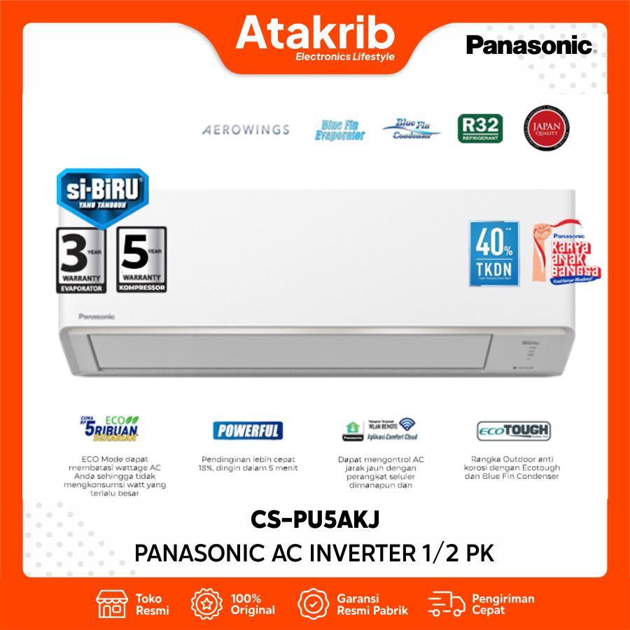 PANASONIC AC INVERTER 1/2 PK CS-PU5AKJ