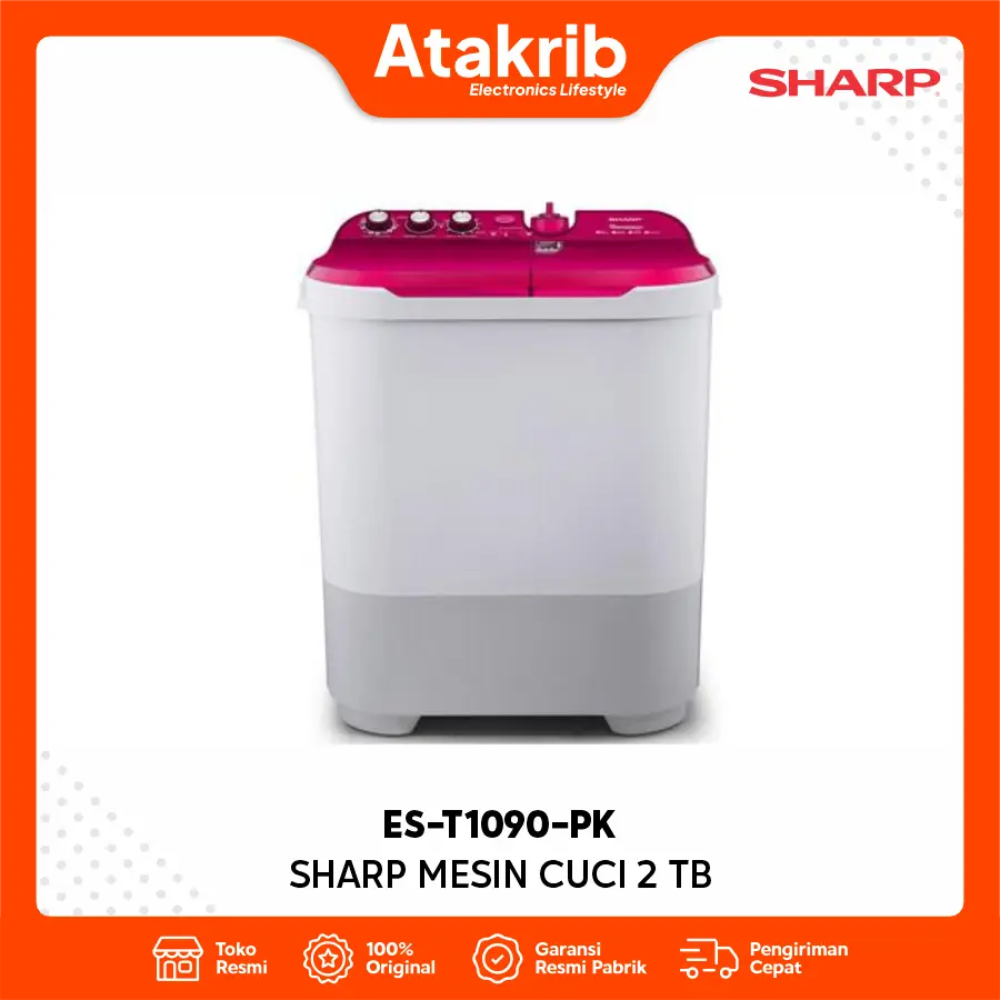 SHARP SEMI AUTO 2 TB ES-T1090-PK