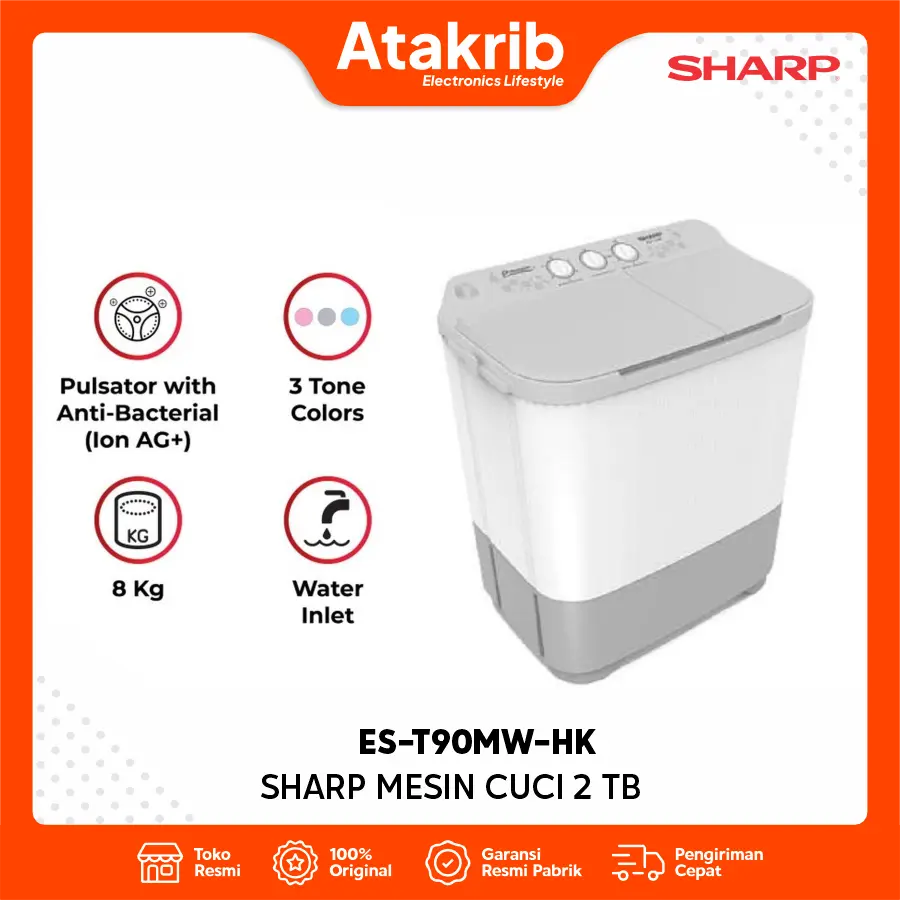 SHARP SEMI AUTO 2 TB ES-T90MW-HK