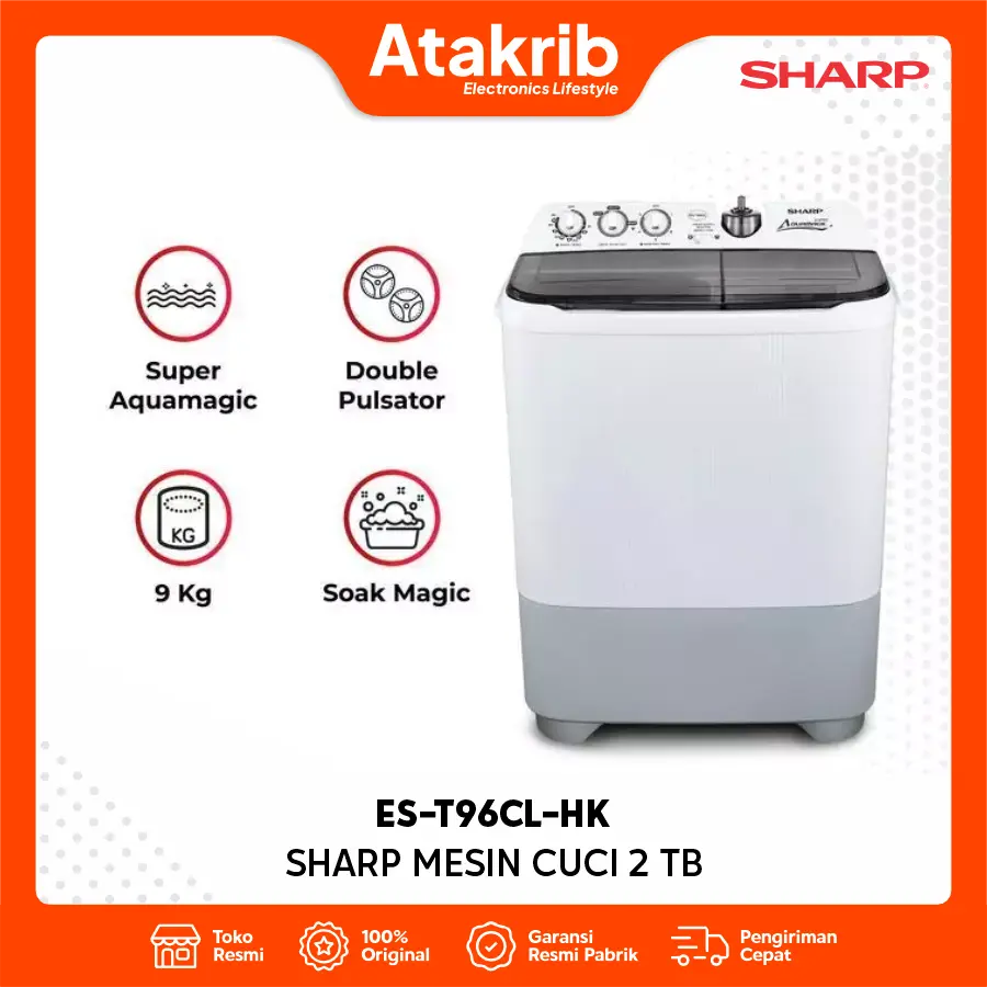 SHARP SEMI AUTO 2 TB ES-T96CL-HK