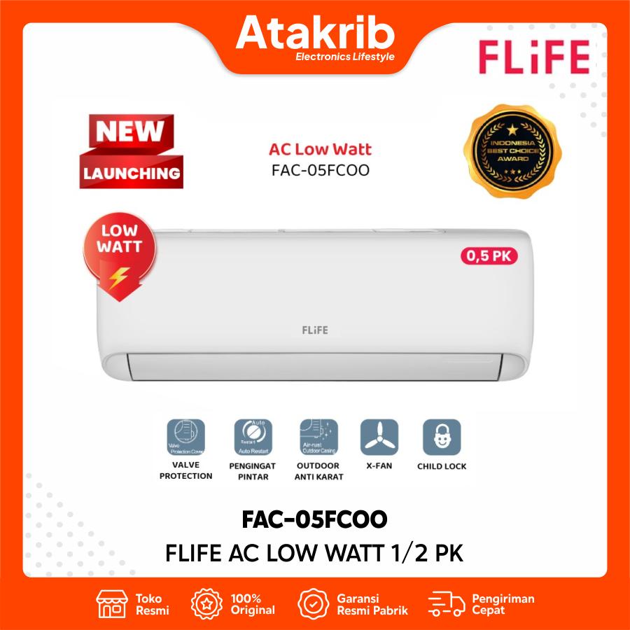FLIFE AC LOW WATT 1/2 PK FAC-05FCOO-I