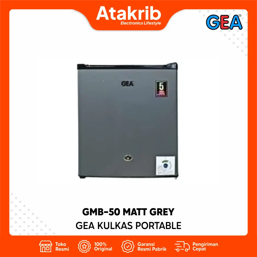 GEA KULKAS PORTABLE GMB-50 MATT GREY