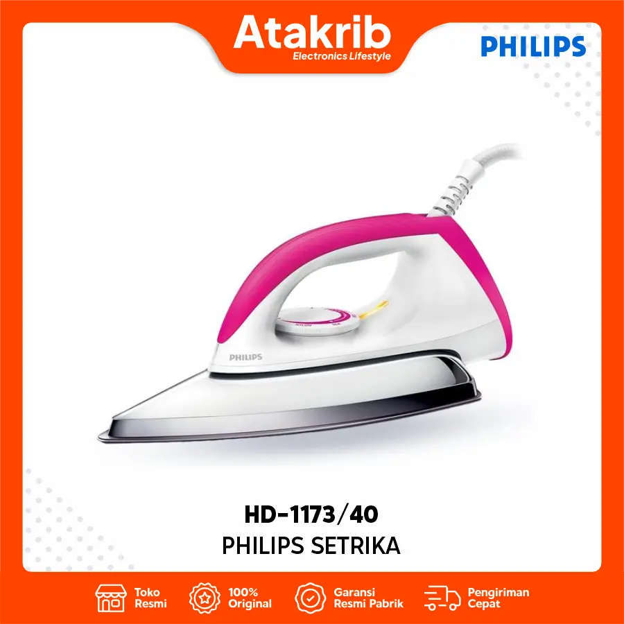 PHILIPS SETRIKA HD-1173-40