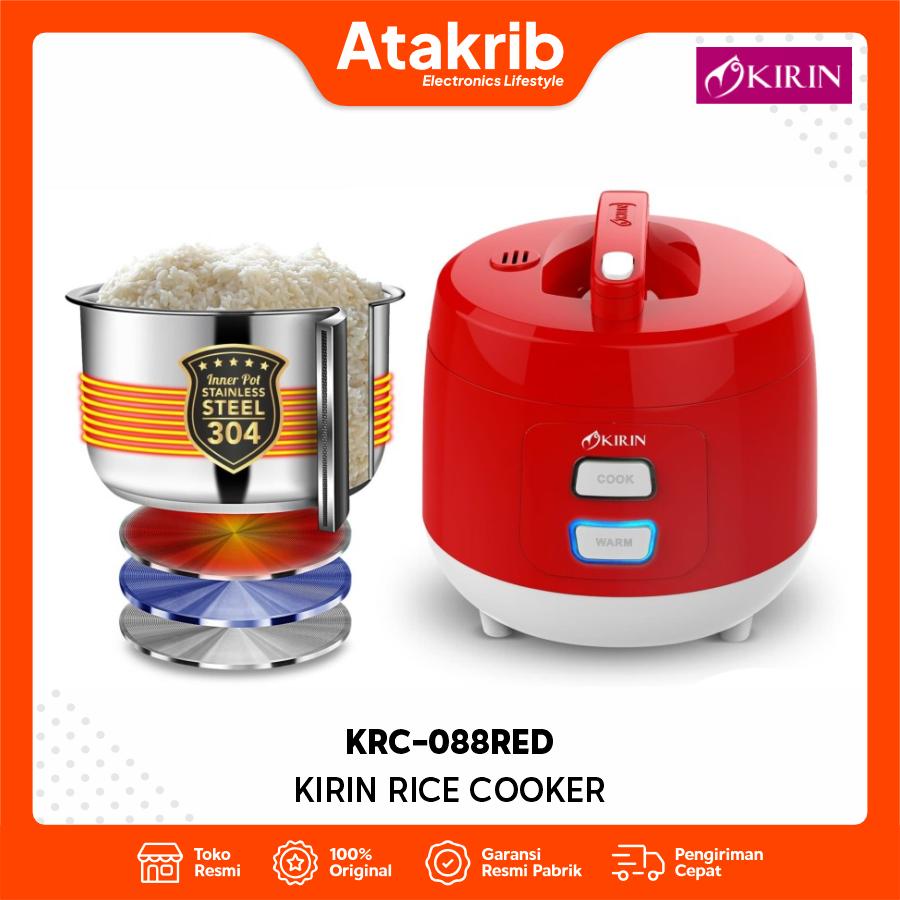 KIRIN RICE COOKER KRC-088RED