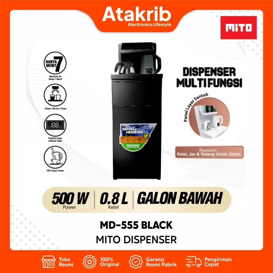 MITO DISPENSER MD-555 BLACK