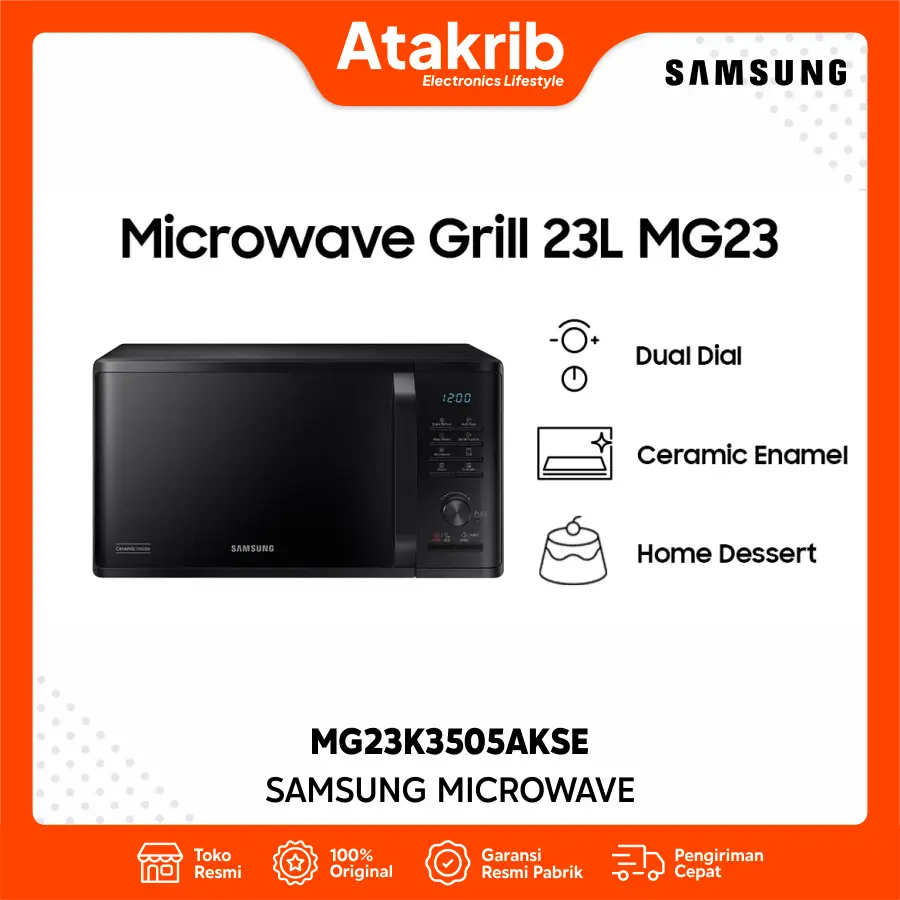 SAMSUNG MICROWAVE MG23K3505AK/SE