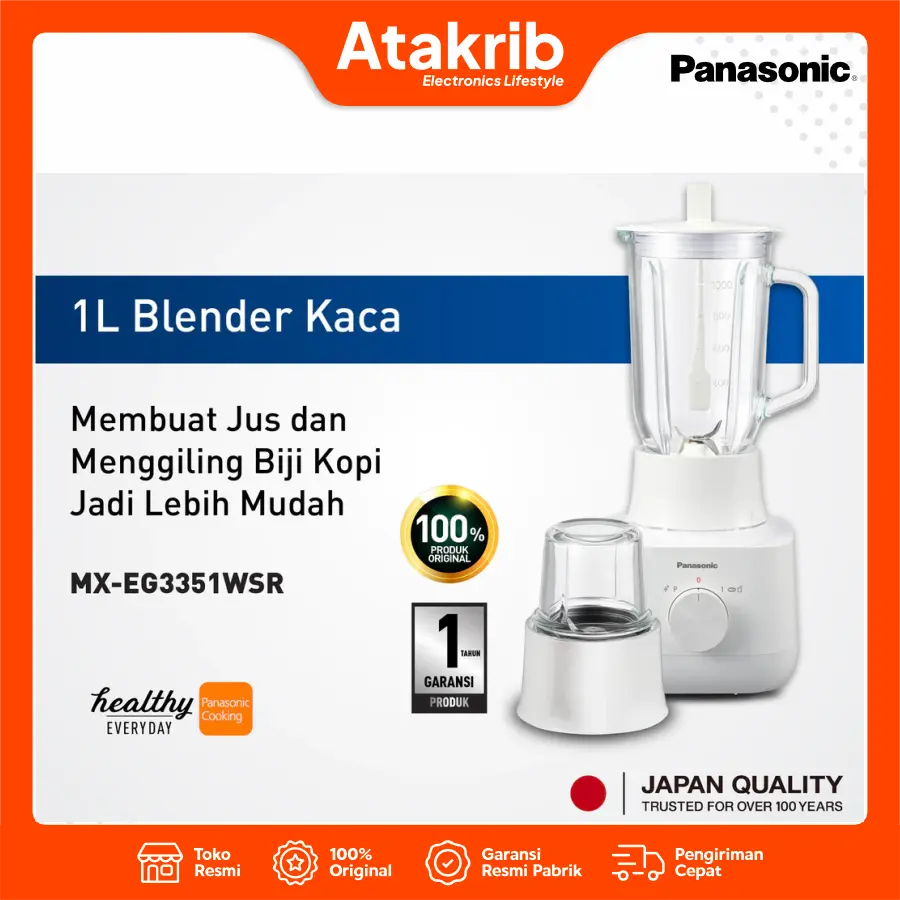 PANASONIC BLENDER MX-EG3351WSR
