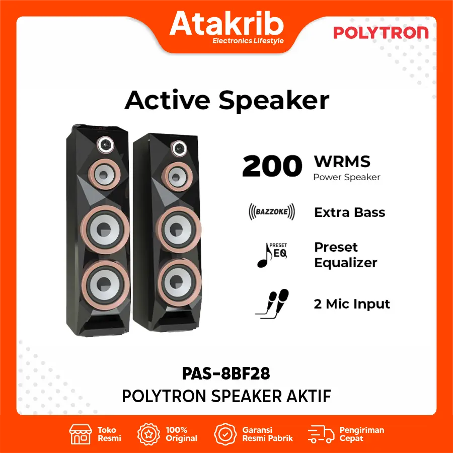 POLYTRON SPEAKER AKTIF PAS-8BF28