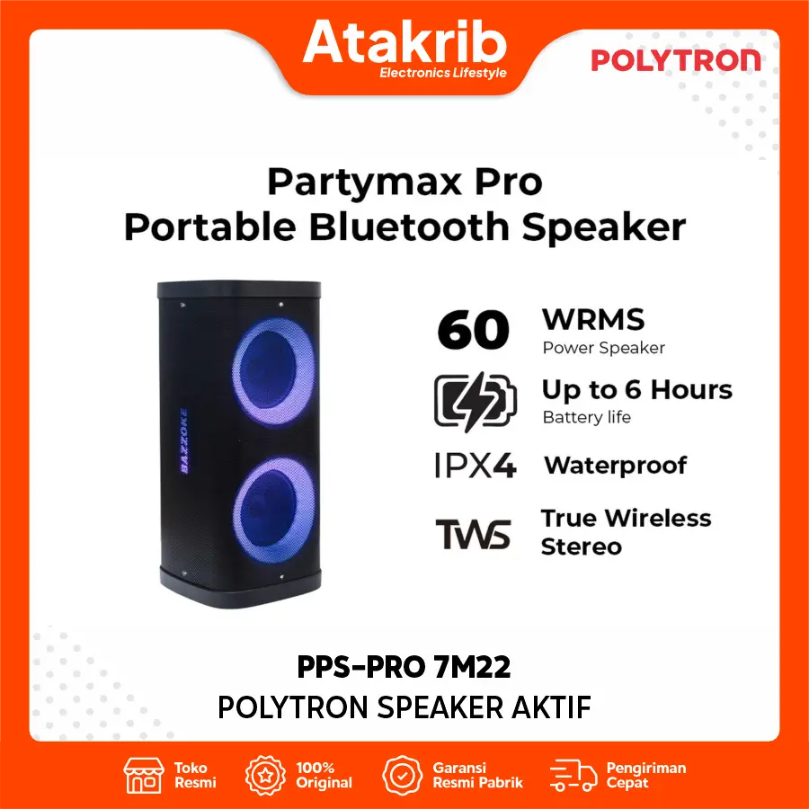 POLYTRON SPEAKER AKTIF PPS-PRO 7M22