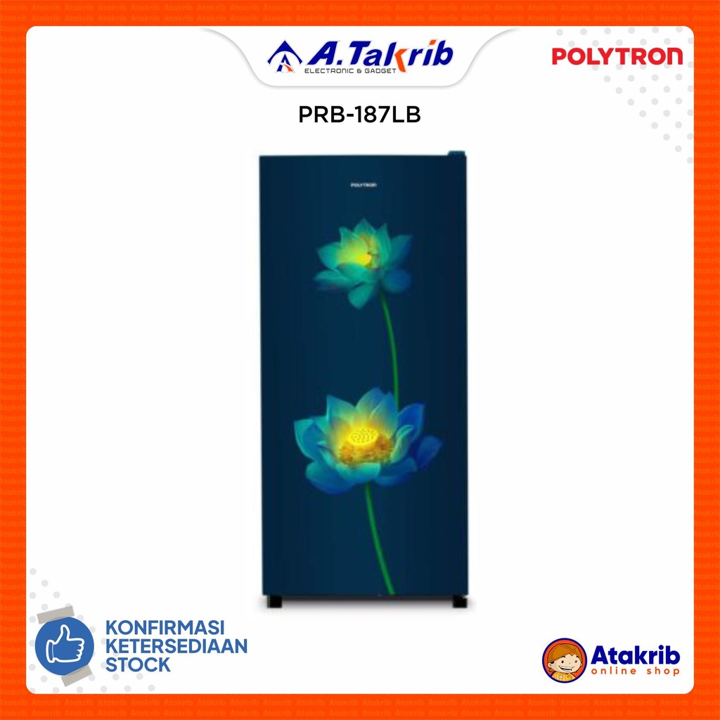 POLYTRON KULKAS 1 PINTU PRB-187LB