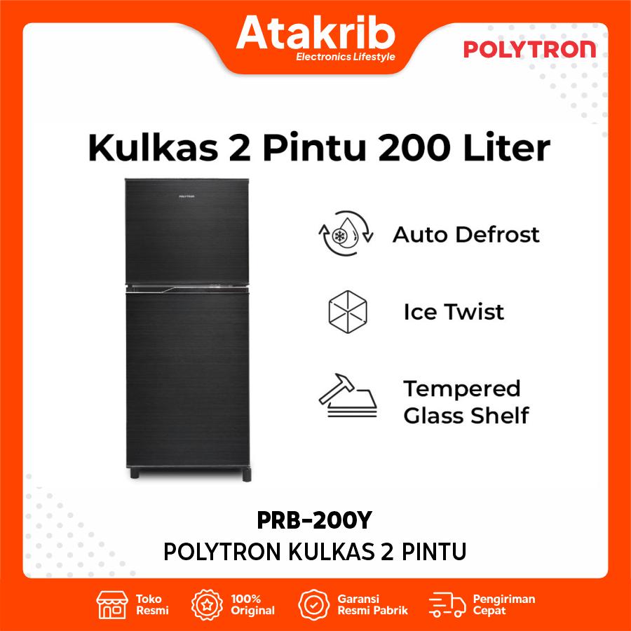 POLYTRON KULKAS 2 PINTU SMALL PRB-200Y