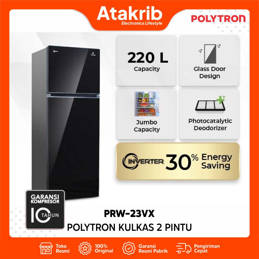 POLYTRON KULKAS 2 PINTU SMALL PRW-23VX