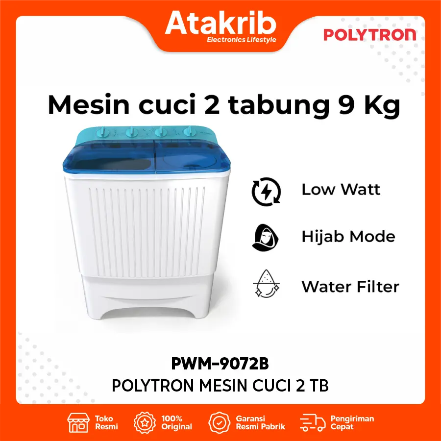 POLYTRON SEMI AUTO 2 TB PWM-9072B