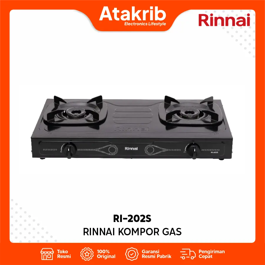 RINNAI KOMPOR GAS KOMERSIAL RI-202S
