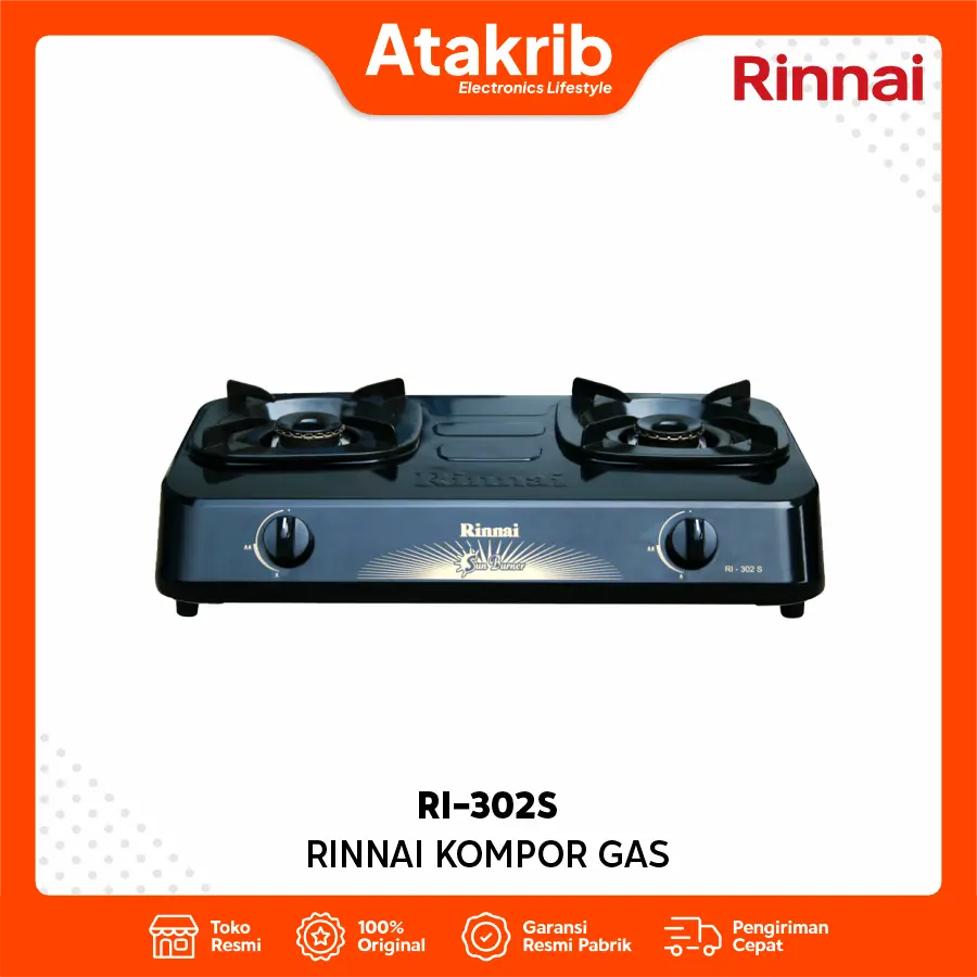 RINNAI KOMPOR GAS KOMERSIAL RI-302S