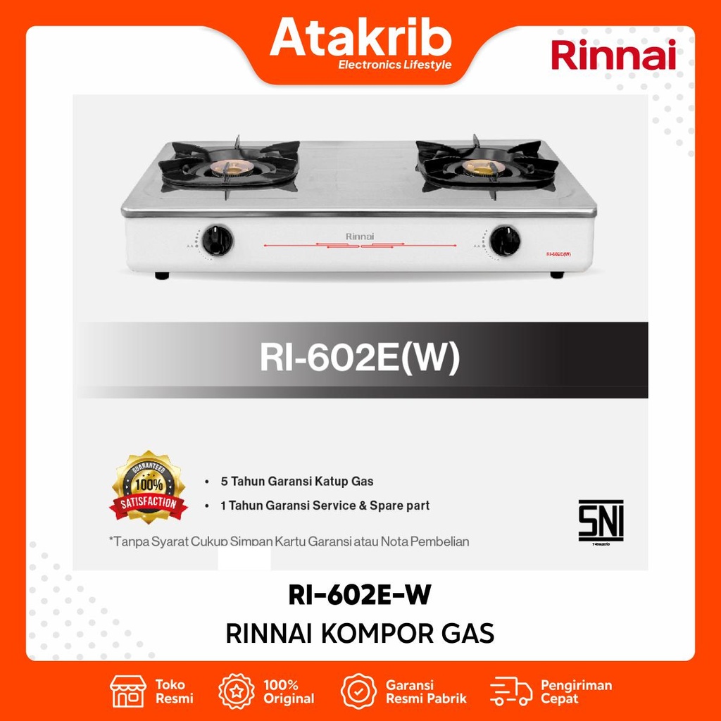 RINNAI KOMPOR GAS KOMERSIAL RI-602E-W