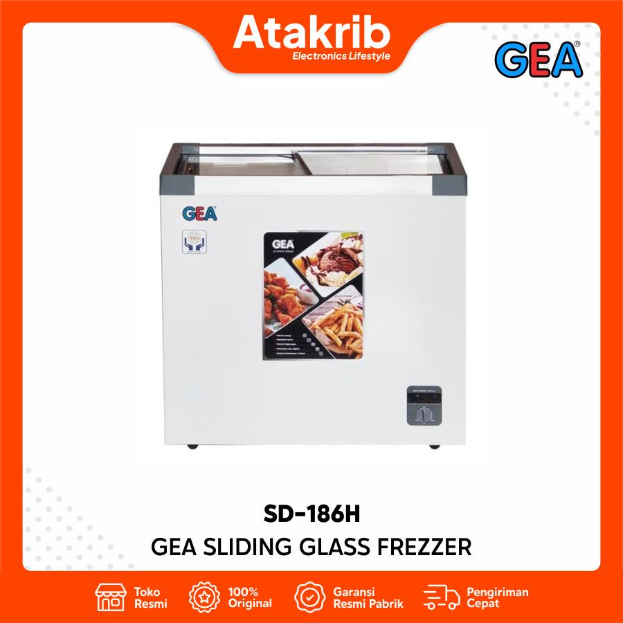 GEA SLIDING GLASS FREZZER SD-186H
