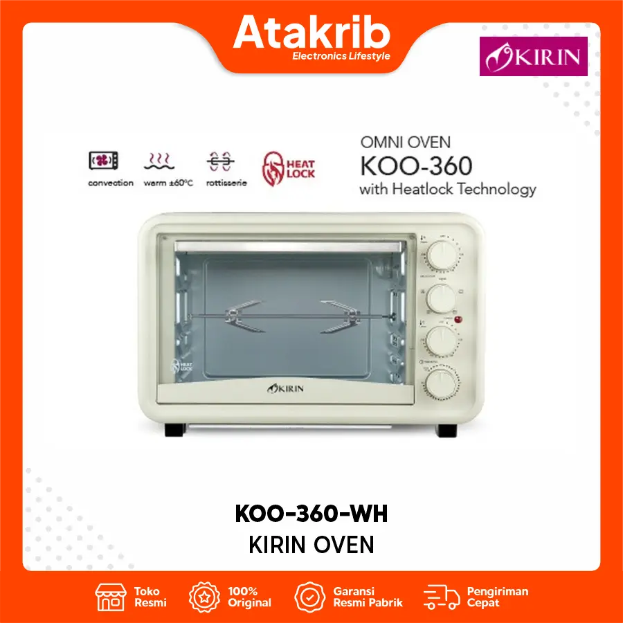 KIRIN OVEN KOO-360-WH