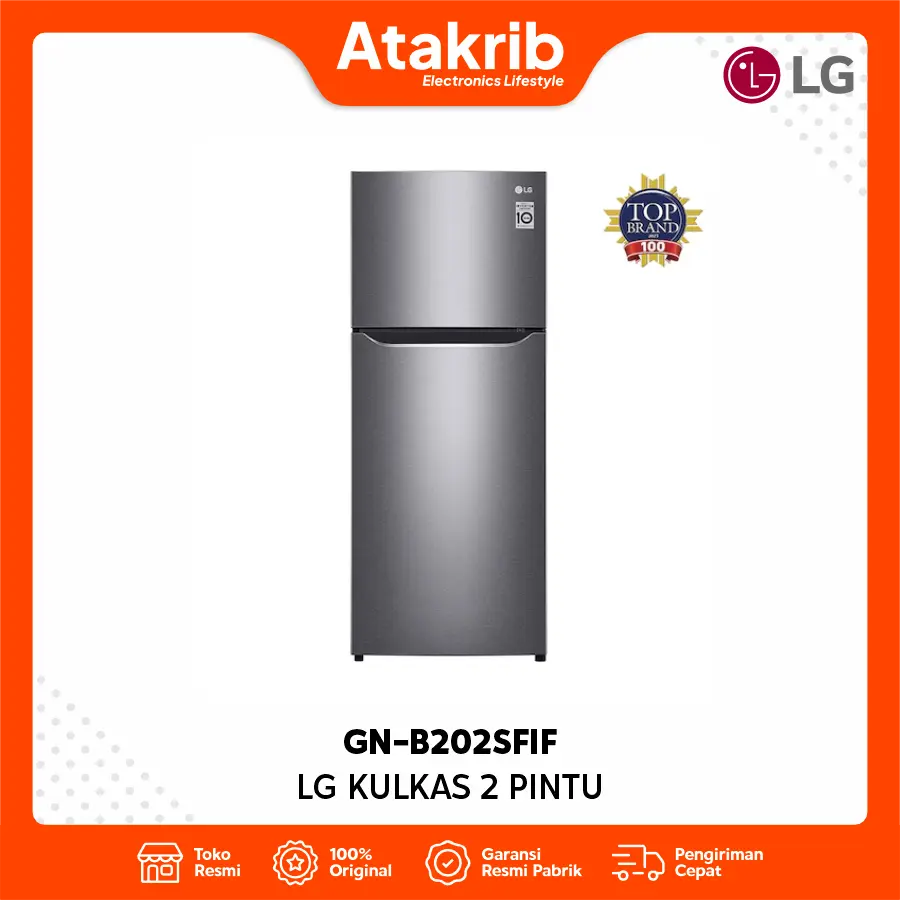 LG KULKAS 2 PINTU SMALL GN-B202SFIF