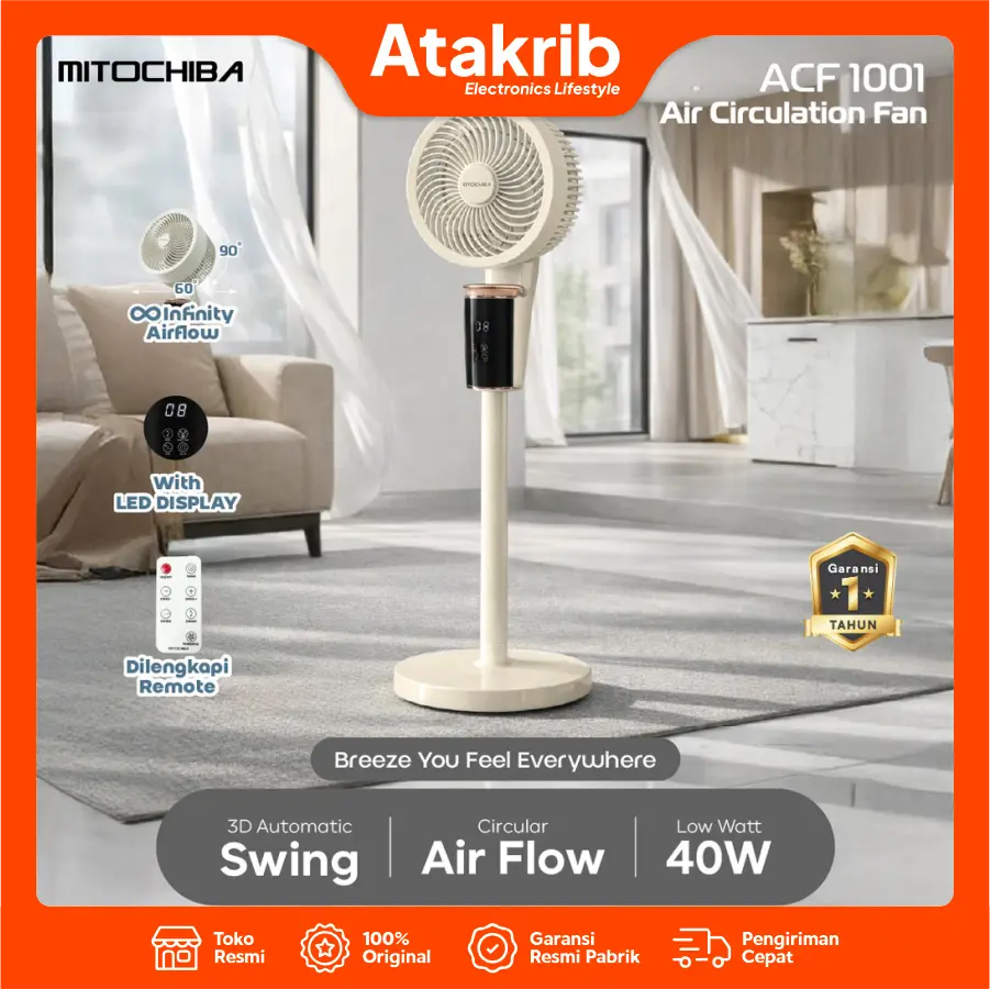 MITOCHIBA AIR CIRCULATOR FAN ACF1001