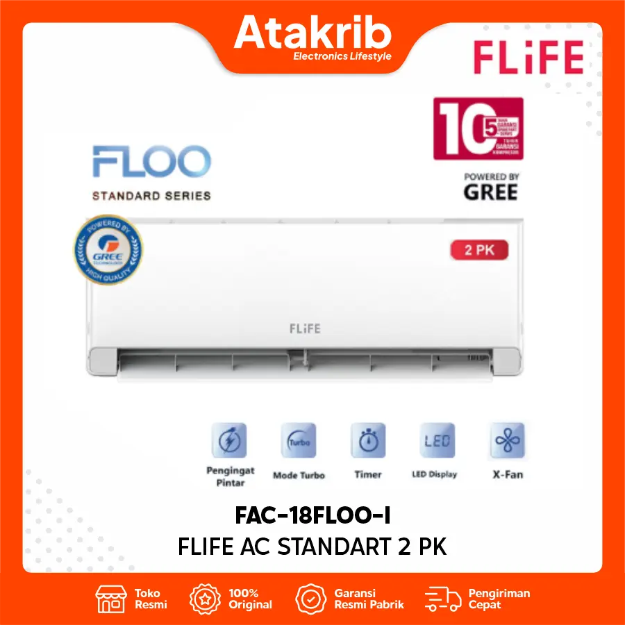FLIFE AC STANDART 2 PK FAC-18FLOO-I