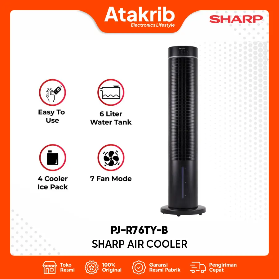 SHARP AIR COOLER PJ-R76TY-B