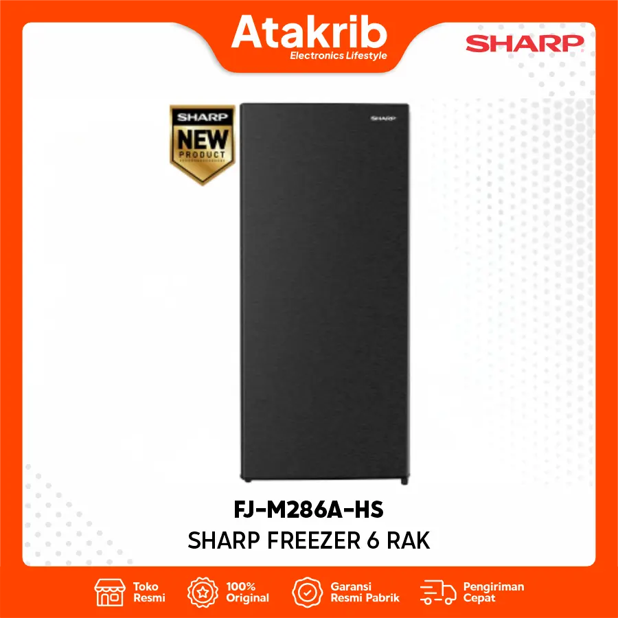 SHARP FREEZER 6 RAK FJ-M286A-HS