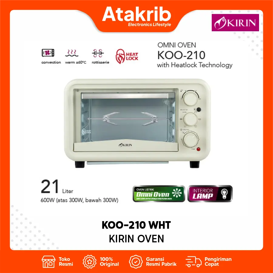 KIRIN OVEN KOO-210 WHT