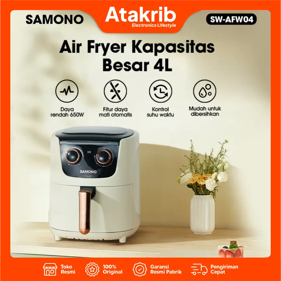 SAMONO AIR FRYER SW-AFW04