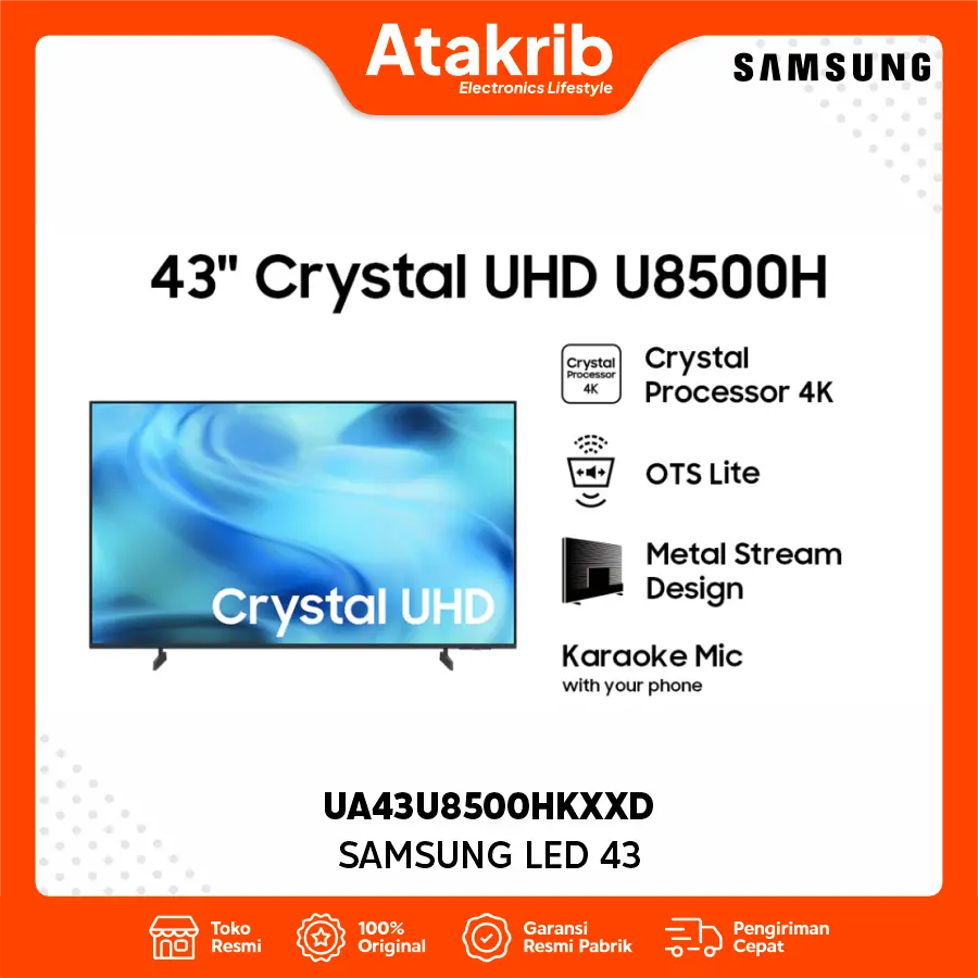 SAMSUNG LED 43 UA43U8500HKXXD