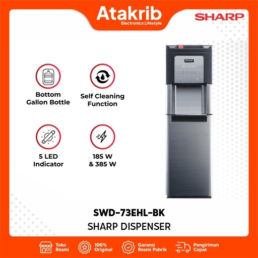 SHARP DISPENSER SWD-73EHL-BK