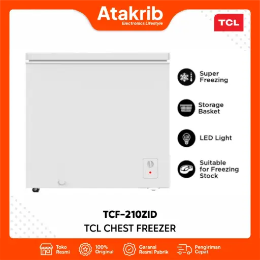 TCL CHEST FREEZER TCF-210ZID