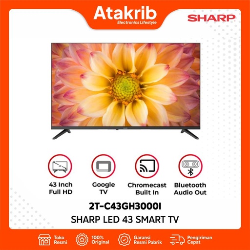 SHARP LED 43 2T-C43GH3000I