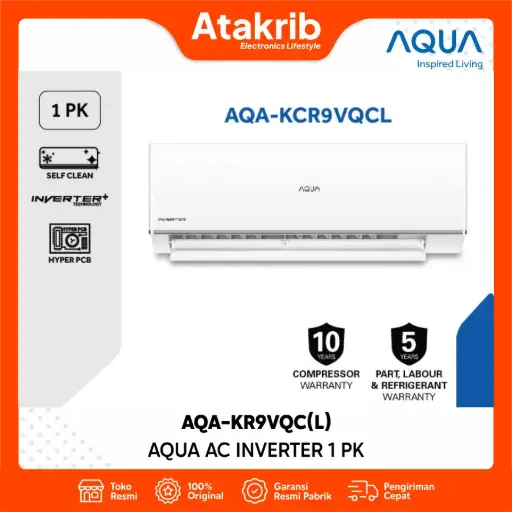 AQUA AC INVERTER 1 PK AQA-KR9VQC(L)