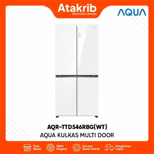 AQUA KULKAS MULTI DOOR AQR-TTD546RBG(WT)