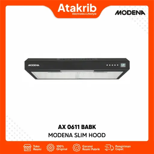 MODENA COOKER HOOD AX 0611 BABK