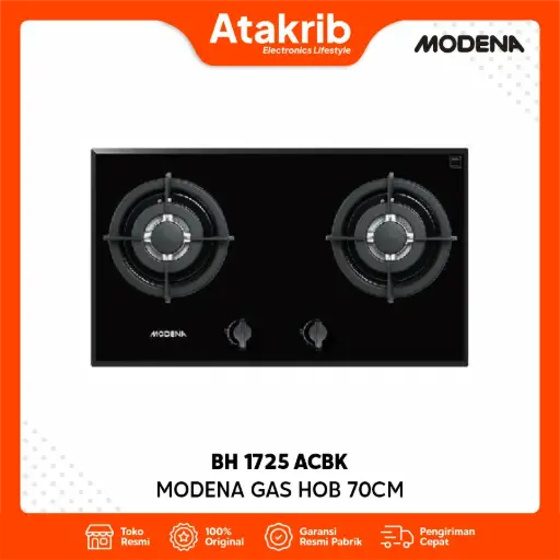 MODENA GAS HOB 70CM BH 1725 ACBK