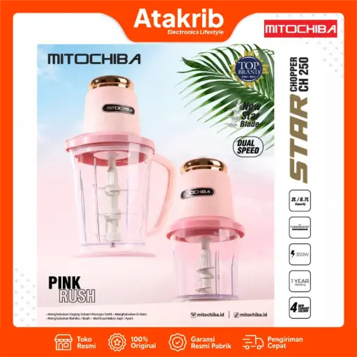 MITOCHIBA FOOD CHOPPER CH-250 PINK