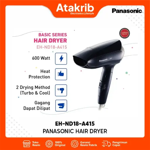 PANASONIC HAIR DRYER EH-ND18-A415