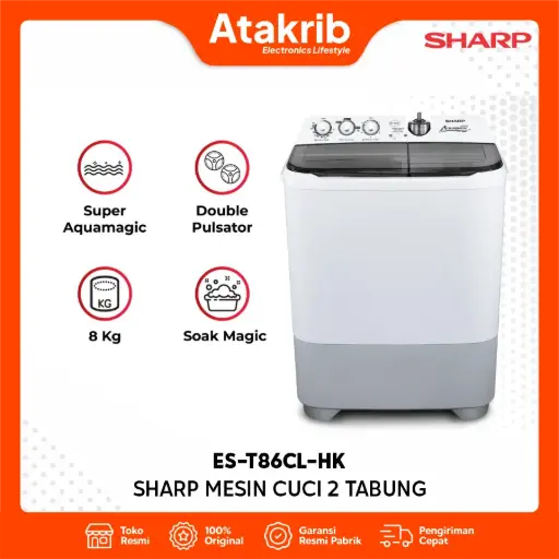 SHARP SEMI AUTO 2 TB ES-T86CL-HK