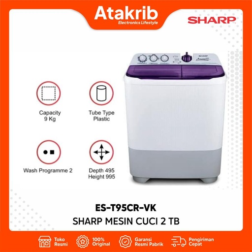 SHARP SEMI AUTO 2 TB ES-T95CR-VK