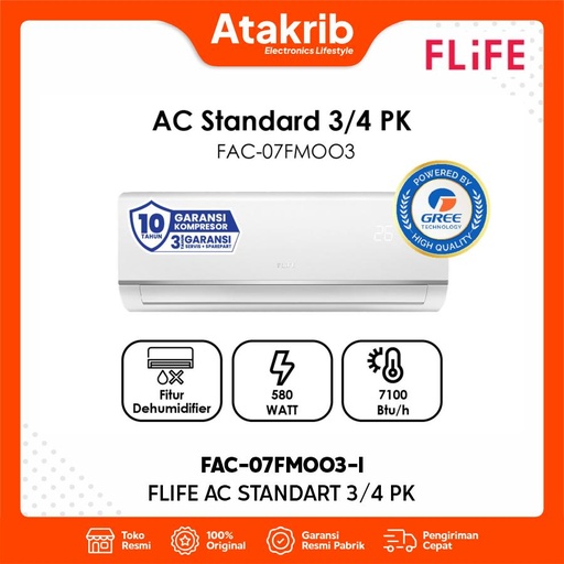 FLIFE AC STANDART 3/4 PK FAC-07FMOO3-I